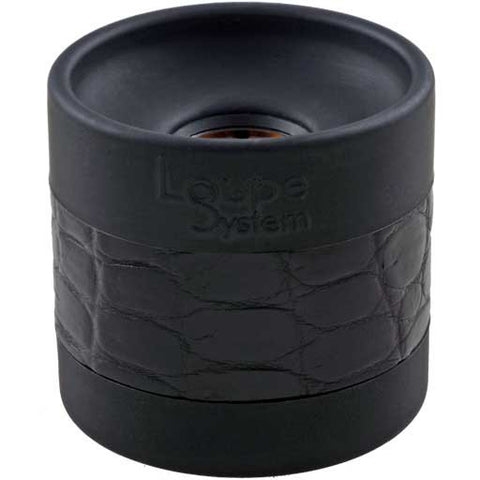 3x, 6x or 10x Loupe - Grey Alligator & Black Silicone Rubber